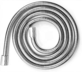 img 4 attached to 81-Inch Stainless Steel Shower Hose With Solid Brass Conical Nut By PRUGNA