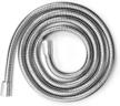 81-inch stainless steel shower hose with solid brass conical nut by prugna logo