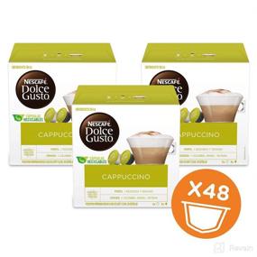 img 3 attached to Pack of 48 NESCAFÉ Dolce Gusto Coffee Capsules Cappuccino for Gourmet Coffee Lovers