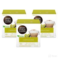 pack of 48 nescafé dolce gusto coffee capsules cappuccino for gourmet coffee lovers logo