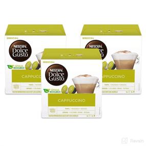 img 4 attached to Pack of 48 NESCAFÉ Dolce Gusto Coffee Capsules Cappuccino for Gourmet Coffee Lovers