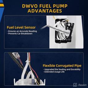 img 1 attached to 🔥 High-Quality DWVO Fuel Pump for 2001-2004 Ford Mustang 3.8L, 3.9L, 4.6L - Fuel Efficient & Compatible