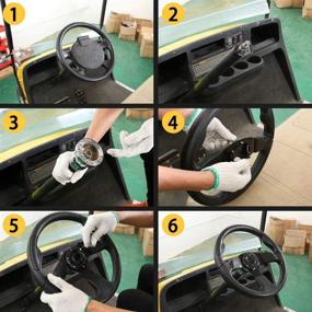 img 1 attached to 10L0L адаптер рулевого колеса тележки для гольфа для EZGO TXT & Amp
