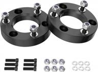 1.5 inch leveling lift kit compatible with 2004-2022 f150，leveling lift kit fit for 2004-2022 f150 2wd 4wd forged front strut spacers raise the front of your f150 by 1.5 logo