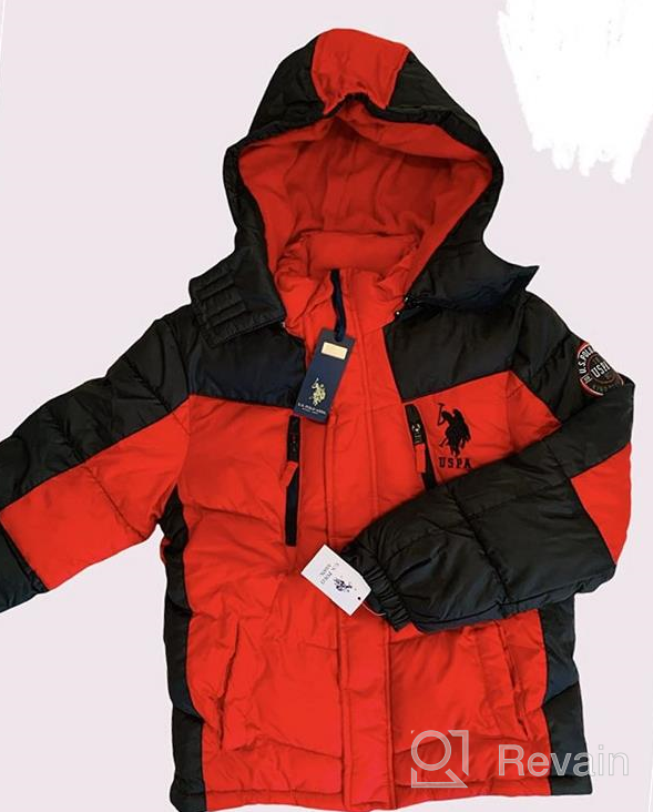 img 1 attached to Stylish and Warm: U.S. Polo 🧥 Assn. Boys' Puffer Jacket for Cold Weather review by Brian Micheals