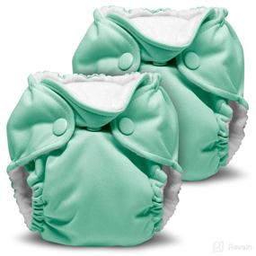 img 4 attached to Kanga Care Lil Joey Newborn All in One Cloth Diaper (2 Pack) - Sweet: The Perfect Diapering Solution for your Little One