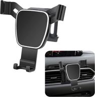 📱 lunqin car phone mount for 2017-2021 mazda cx-5 cx5 auto accessories - navigation bracket with interior decoration - mobile cell phone holder logo