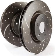 🔘 ebc brakes gd7285 3gd series performance rotor with dimpled and slotted design логотип