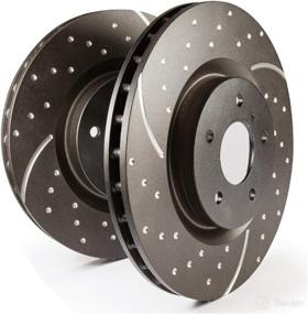 img 1 attached to 🔘 EBC Brakes GD7285 3GD Series Performance Rotor with Dimpled and Slotted Design