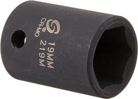 img 4 attached to 🔧 Sunex 219m Impact Socket - Sturdy 1/2-Inch Drive for 19-mm Fastening Tasks