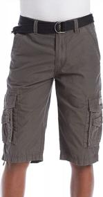 img 3 attached to Unionbay Men'S Belted Messenger Cargo Shorts - Regular And Big & Tall Sizes