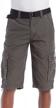 unionbay men's belted messenger cargo shorts - regular and big & tall sizes logo