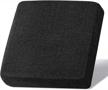 protect your sofa in style with non-slip linen cushion covers: perfect for chair, bench, settee, and loveseat - black (1 piece) logo