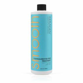 img 4 attached to Brazilian Keratin Smoothing Treatment - KERAGEN Blowout Straightening System For Dry And Damaged Hair, Formaldehyde-Free, 16 Oz - Eliminates Frizz And Curls, Ideal For Fine To Medium Hair
