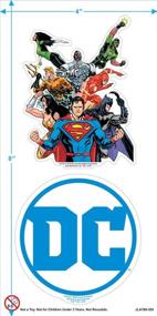 img 2 attached to Popfunk Classic Justice League True Hero Dad Father'S Day T Shirt & Stickers