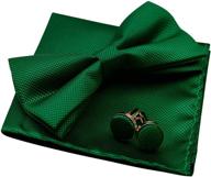 dark purple formal pre-tied men's accessories set: ideal for ties, cummerbunds & pocket squares logo