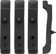 🔧 4 core radiator support pad: rubber insulator pads for gm buick chevy pontiac - upper and lower mounting cushion replacement (4 packs) - 4012-326-682s logo