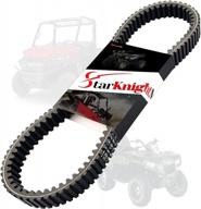 upgrade your atv/utv drive system with starknightmt 3211077 cvt carbon belt compatible with polaris sportsman, ranger, magnum, and scrambler models - 3211072 and 3211048 replacement logo
