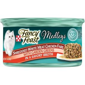 img 1 attached to Fancy Feast Medleys Wet Cat Food Variety Pack: Shredded Fare Collection, 12-Cans - Buy Now!