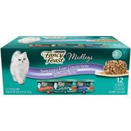 fancy feast medleys wet cat food variety pack: shredded fare collection, 12-cans - buy now! логотип