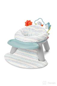 img 1 attached to 🌥️ Silver Lining Cloud 2-in-1 Sit-up Activity Baby Chair by Skip Hop