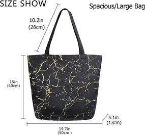 img 3 attached to ZzWwR Canvas Shoulder Handle Shopping Women's Handbags & Wallets at Totes