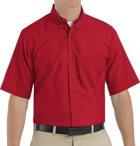 img 4 attached to 👔 Premium Red Kap Poplin Dress Shirt: Best Men's Clothing for Stylish Shirts