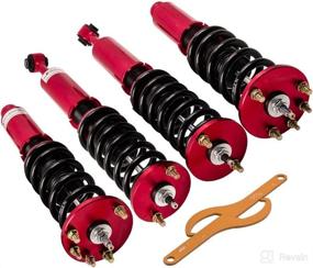 img 4 attached to Coilovers Adjustable With 24 Damping Level Setting For Honda Accord 1998-2002 For Acura CL 2001-2003 For Acura TL 1999-2003