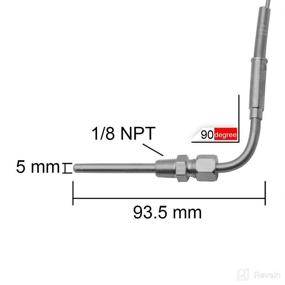 img 1 attached to CNRAQR Automotive Exhaust Waterproof Temperature Replacement Parts