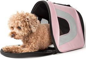 img 2 attached to Airline Approved Collapsible Zippered Pet Cats best on Carriers & Strollers