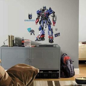 img 4 attached to Transform Your Room With RoomMates Optimus Prime Wall Decal - Peel And Stick Giant Design
