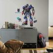 transform your room with roommates optimus prime wall decal - peel and stick giant design logo