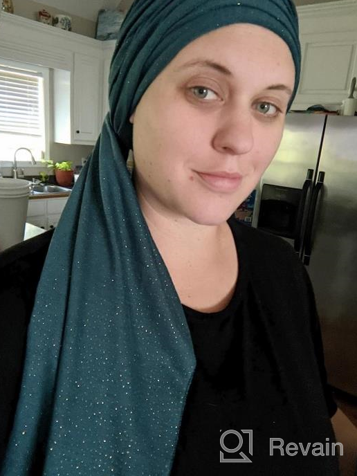 img 1 attached to Stay Fashionable With LMVERNA Women'S Long Plain Muslim Head Scarf Wrap Shawls - Perfect For Any Occasion! review by Stephanie Klein