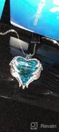 img 1 attached to Angel Wing Love Heart Necklaces: Stunning Silver/Gold Tone Pendant Jewelry Gifts For Women On Christmas, Valentine'S Day, Anniversaries, Birthdays And More! review by Monica Smith