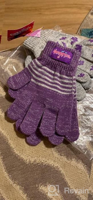 img 1 attached to Disney Girls 4 Pack Gloves or Mittens Featuring Minnie Mouse and Vampirina (Toddler/Little Girls) review by Saber Spencer