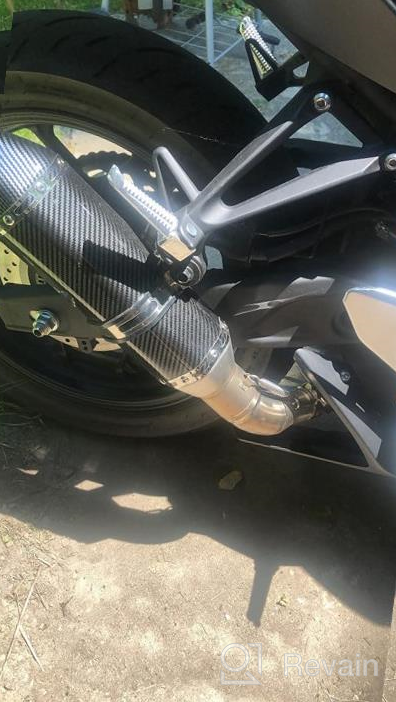 img 1 attached to Enhance Your Yamaha YZF R3 R25 2015-2018 With A High-Performance Slip-On Exhaust System Featuring Muffler review by Greg Harris