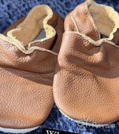 картинка 1 прикреплена к отзыву 👟 Детская обувь для мальчиков с антискользящим покрытием - Mežale кожаные мокасины от Wayne Burkett