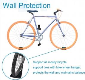 img 3 attached to Wall Mount Bicycle Rack For Garage - Qualward Bike Hanger Cycling Pedal Storage Stand.