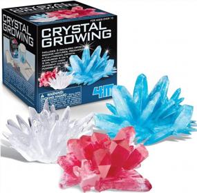 img 3 attached to Grow 3 Colored Crystals With Toysmith Science Kit - DIY STEM Lab Experiment Specimens For Kids Ages 10+