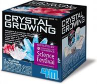 вырастите 3 цветных кристалла с помощью набора toysmith science kit - diy лабораторные экспериментальные образцы stem для детей в возрасте 10+ логотип