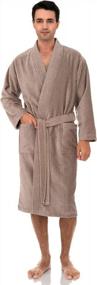 img 4 attached to TowelSelections Men'S Kimono Robe, Soft Cotton Luxury Bathrobe Made In Portugal
