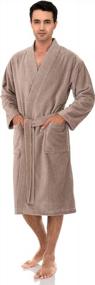 img 1 attached to TowelSelections Men'S Kimono Robe, Soft Cotton Luxury Bathrobe Made In Portugal