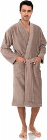 img 2 attached to TowelSelections Men'S Kimono Robe, Soft Cotton Luxury Bathrobe Made In Portugal