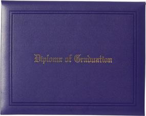 img 3 attached to Proudly Display Your Achievements With GraduatePro'S Stylish 8.5 X 11 Leatherette Diploma Cover In Elegant Purple