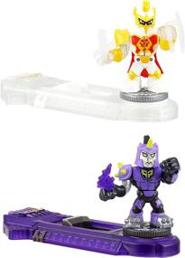 img 3 attached to 🔥 Akedo Powerstorm Versus Pack 2 - Mini Battling Action Figures with 2 Battle Controllers: Epic Bright Knight Prideheart vs. Darkspike