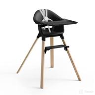 stokke clikk chair black natural logo