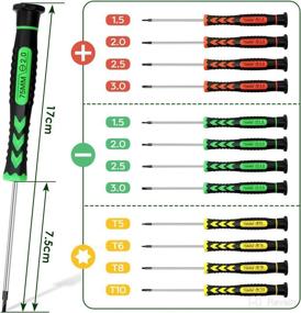 img 3 attached to Отвертка FIXITOK Phillips Screwdrivers Magnetizer