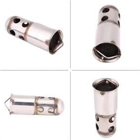 img 2 attached to Universal Keenso Motorcycle Exhaust Pipe Muffler Silencer Insert DB Killer Noise Eliminator | Stainless Steel 51mm (1)