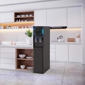 img 1 attached to Black Bottleless Water Dispenser With Hot And Cold Functions For Homes And Offices