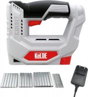 kelde 2 in 1 cordless staple gun/nail gun kit, 2000mah li-ion rechargeable stapler battery powered brad and pin nailer for upholstery, wood, crafts with 900pc t50 staples and 300pc 5/8" nails logo